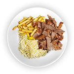 Chips, Donner Meat & Cheese 